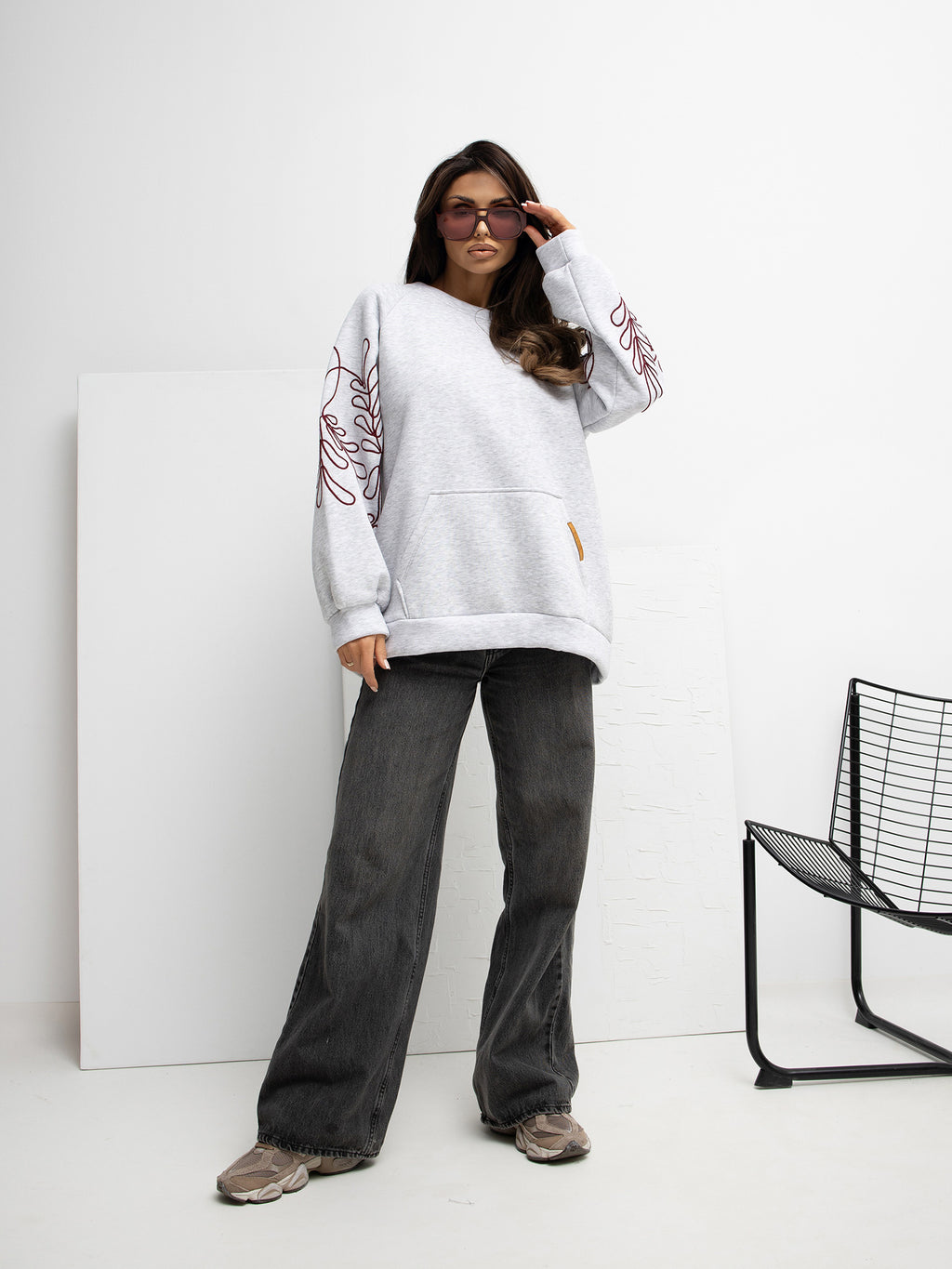 Bluza bez kaptura RUE PARIS
