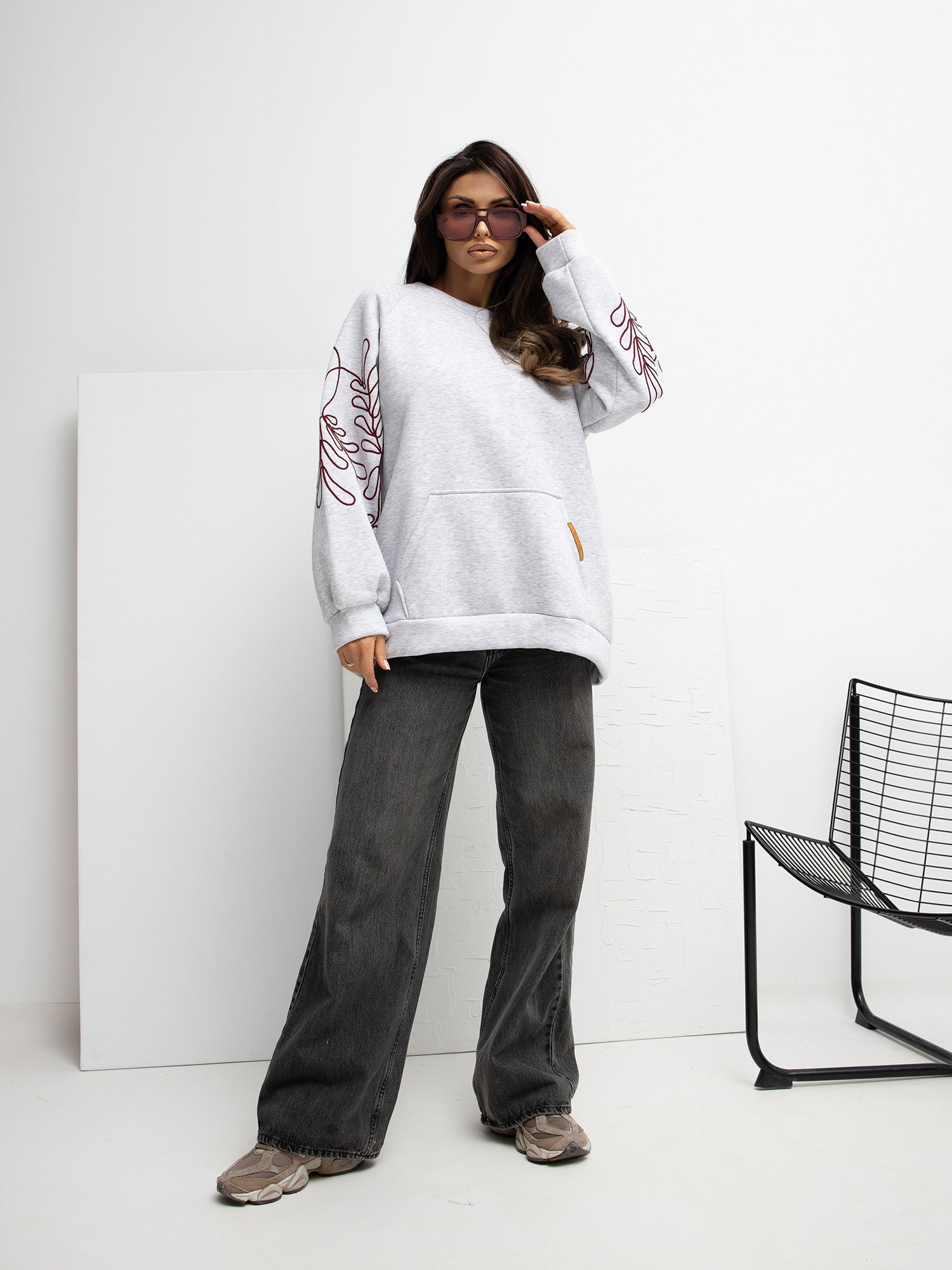 Bluza bez kaptura RUE PARIS