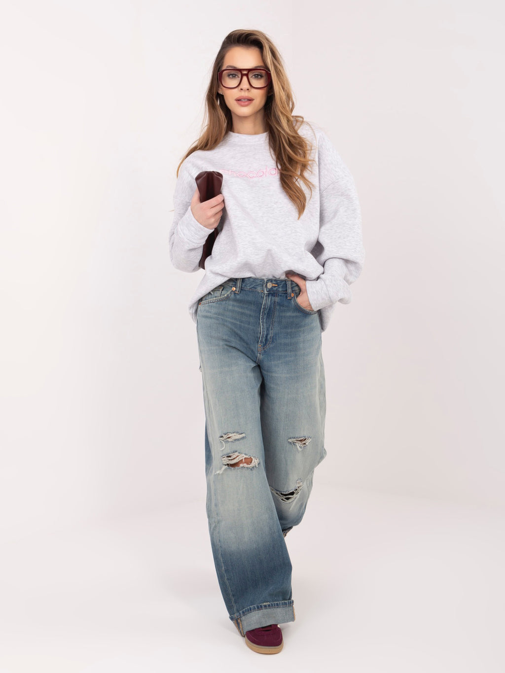 Bluza bez kaptura RUE PARIS