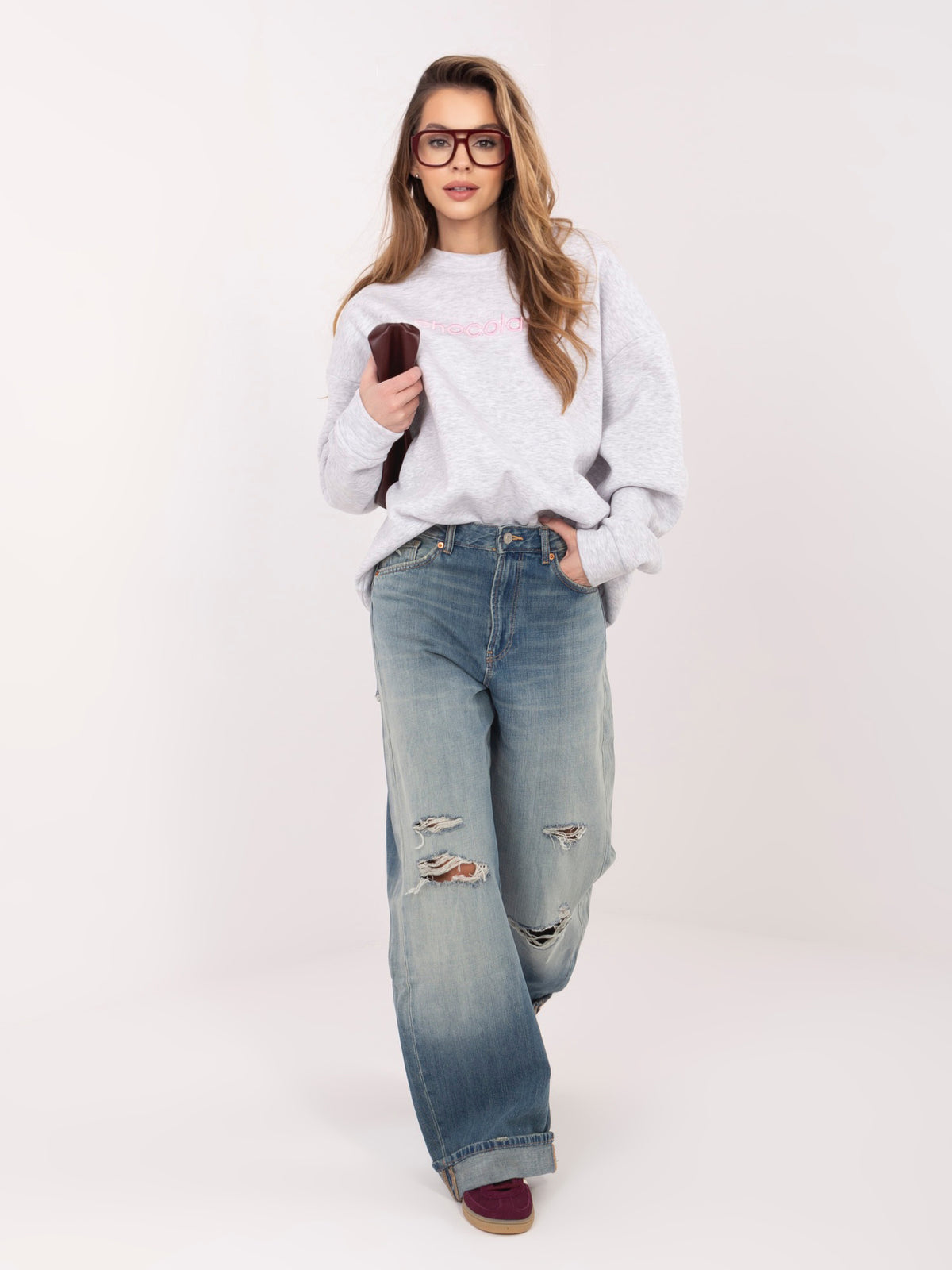 Bluza bez kaptura RUE PARIS