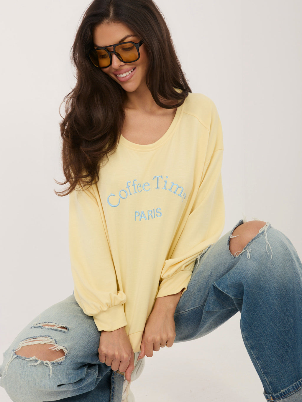 Bluza bez kaptura RUE PARIS