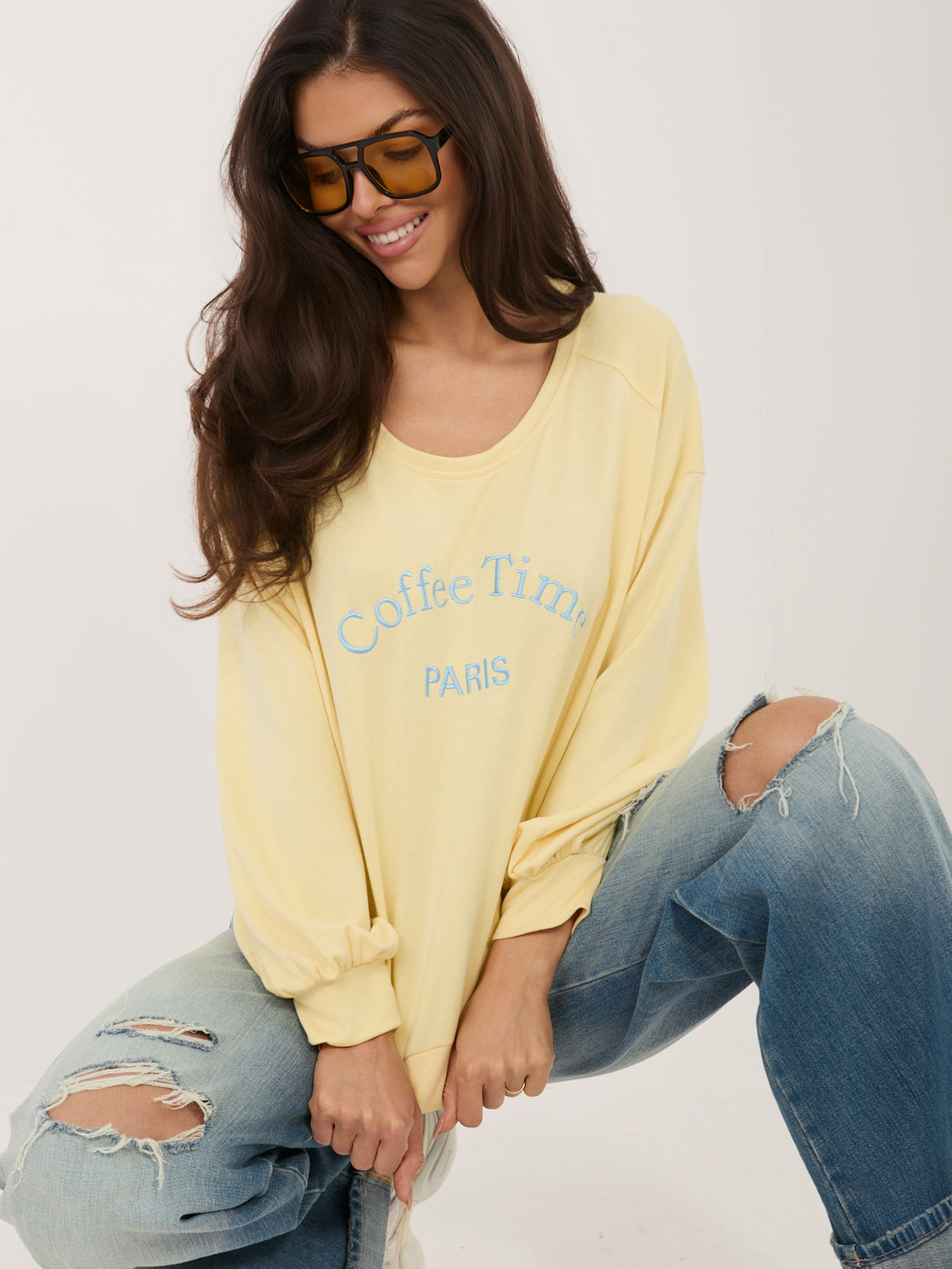 Bluza bez kaptura RUE PARIS