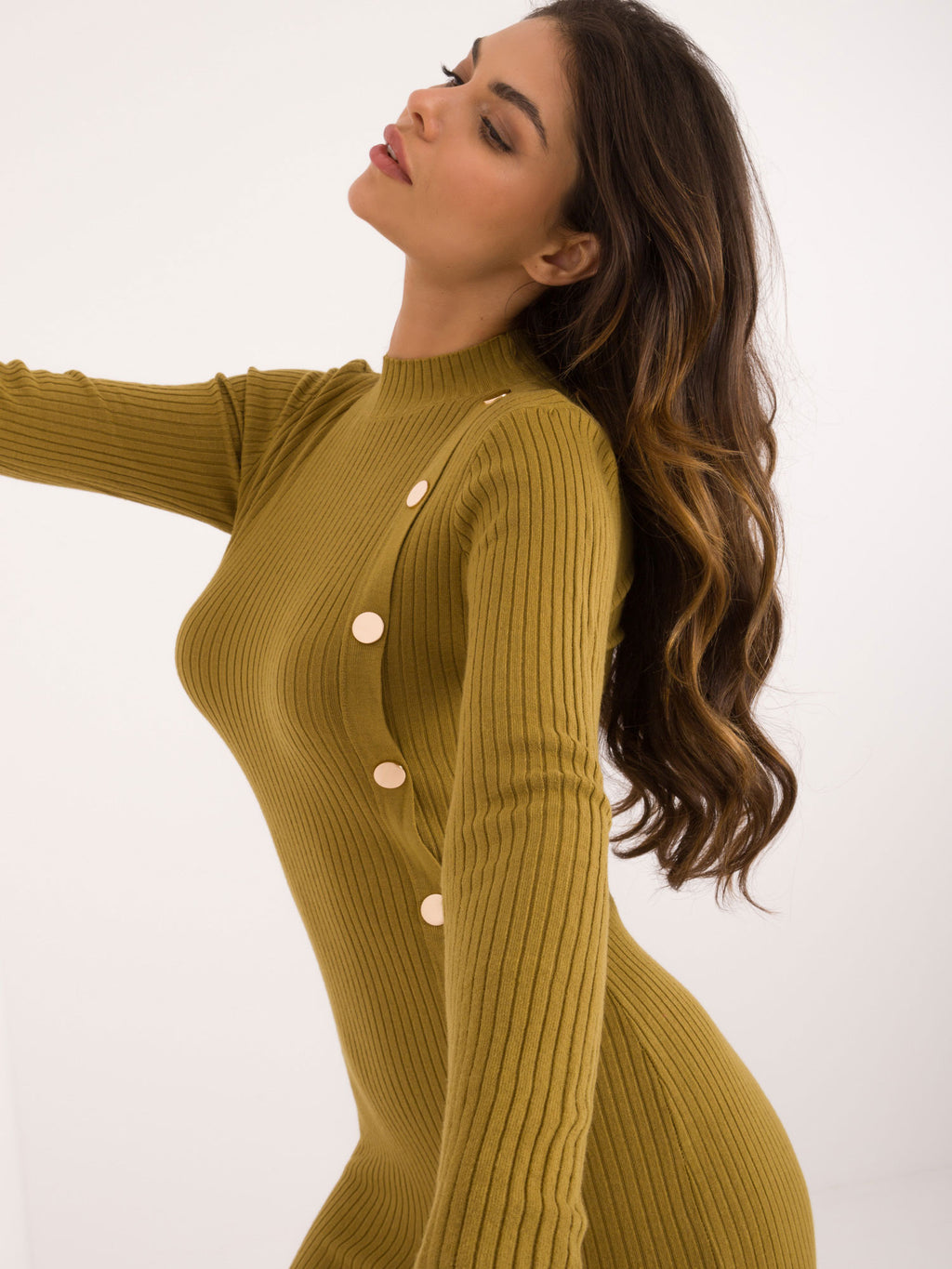 Sukienka dzianinowa Wool Fashion Italia