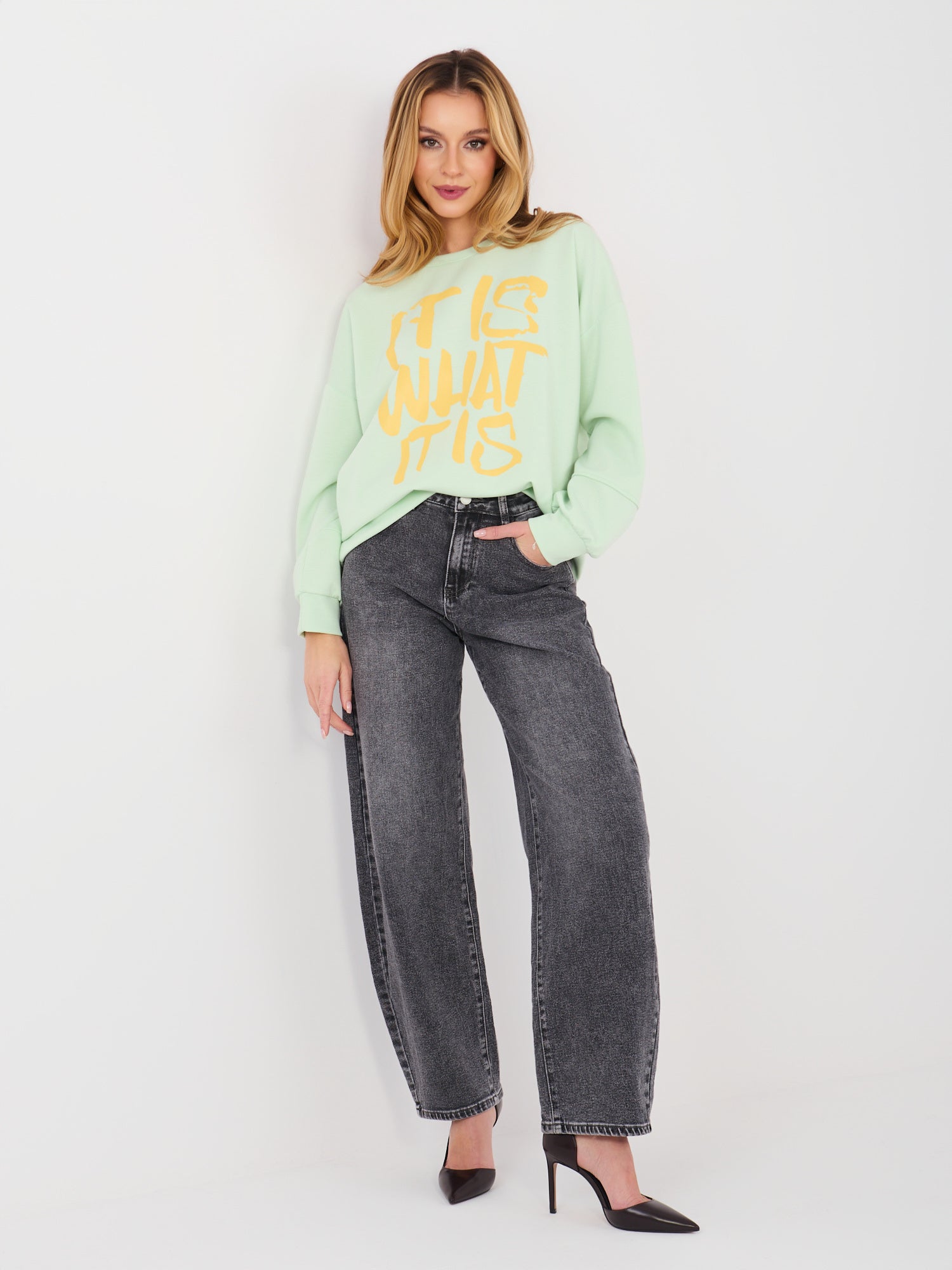 Bluza z nadrukiem RUE PARIS
