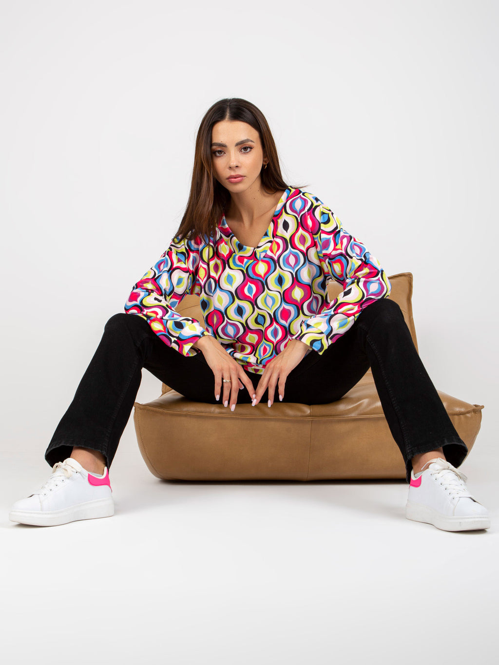 Bluza z nadrukiem RUE PARIS