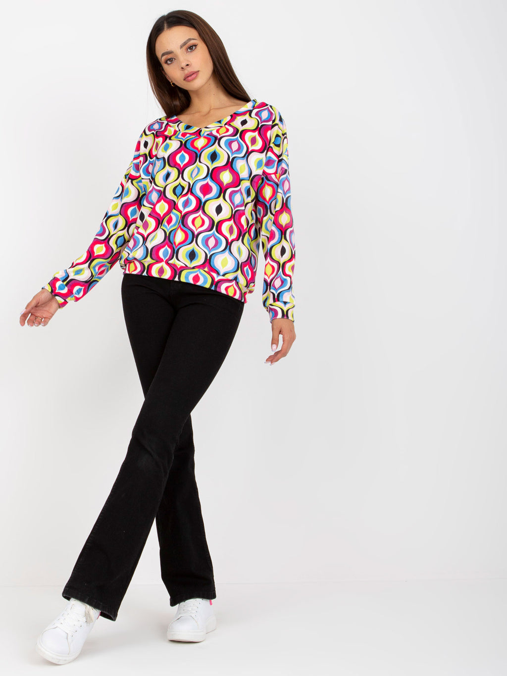 Bluza z nadrukiem RUE PARIS