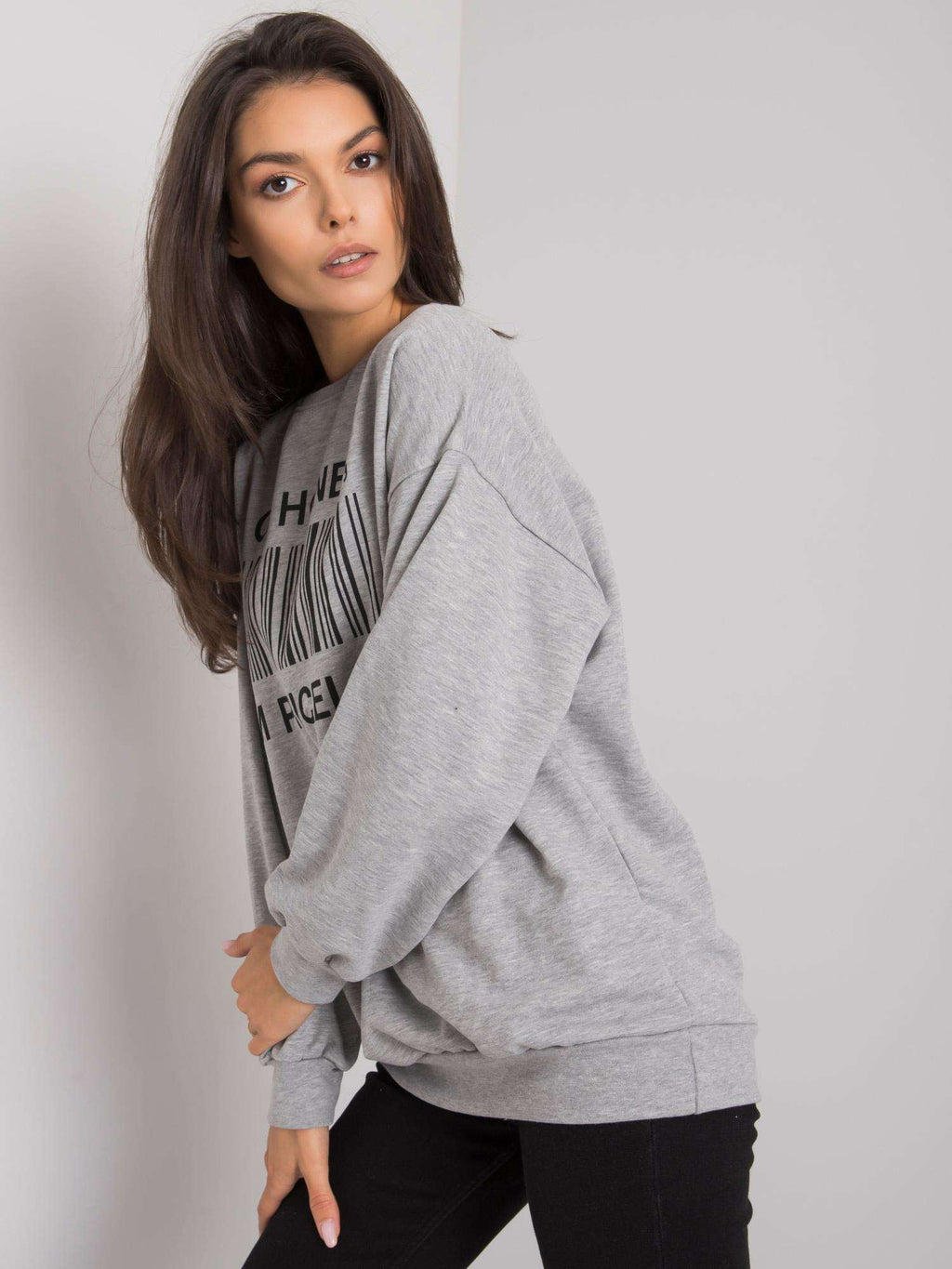 Bluza bez kaptura ex moda