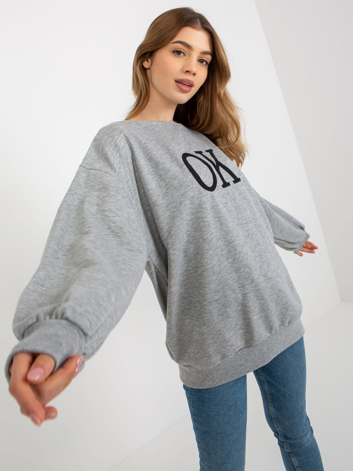 Bluza bez kaptura ex moda