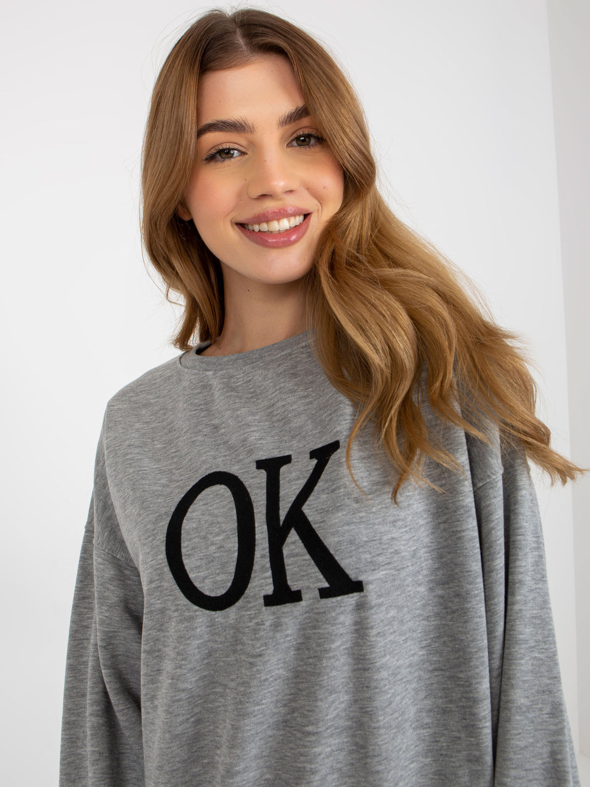 Bluza bez kaptura ex moda